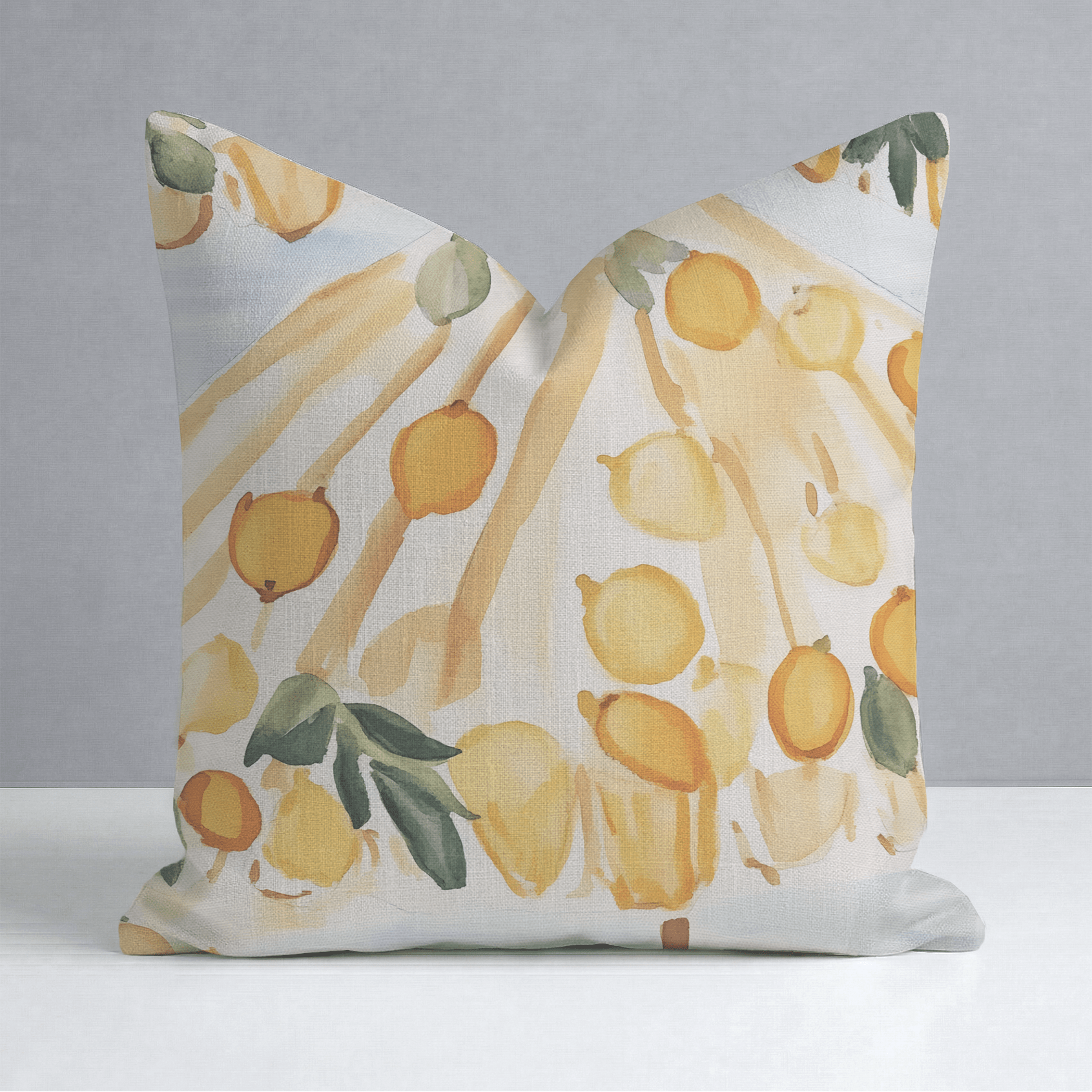 Lemon Grove Throw Pillow - Lemon Park