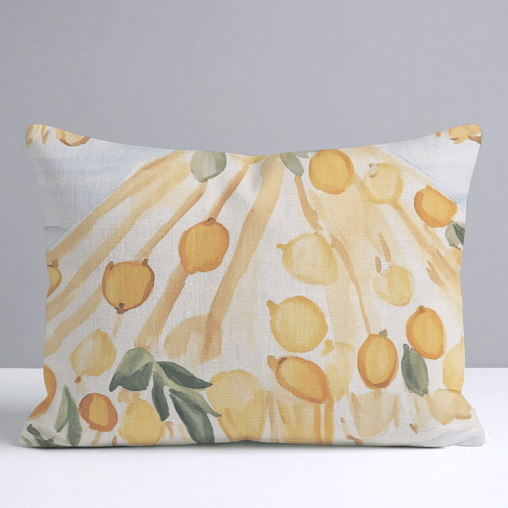 Lemon Grove Throw Pillow - Lemon Park
