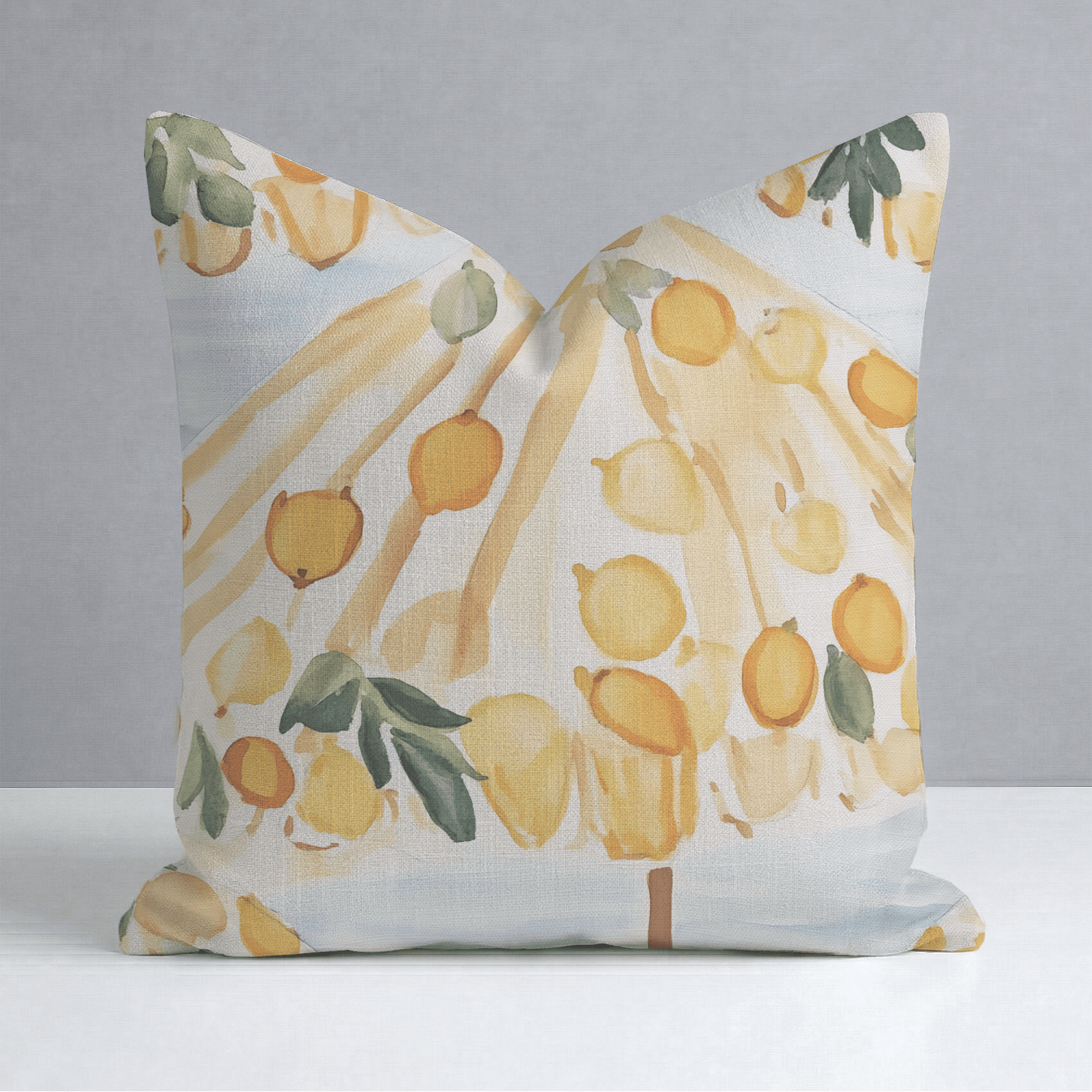 Lemon Grove Throw Pillow - Lemon Park