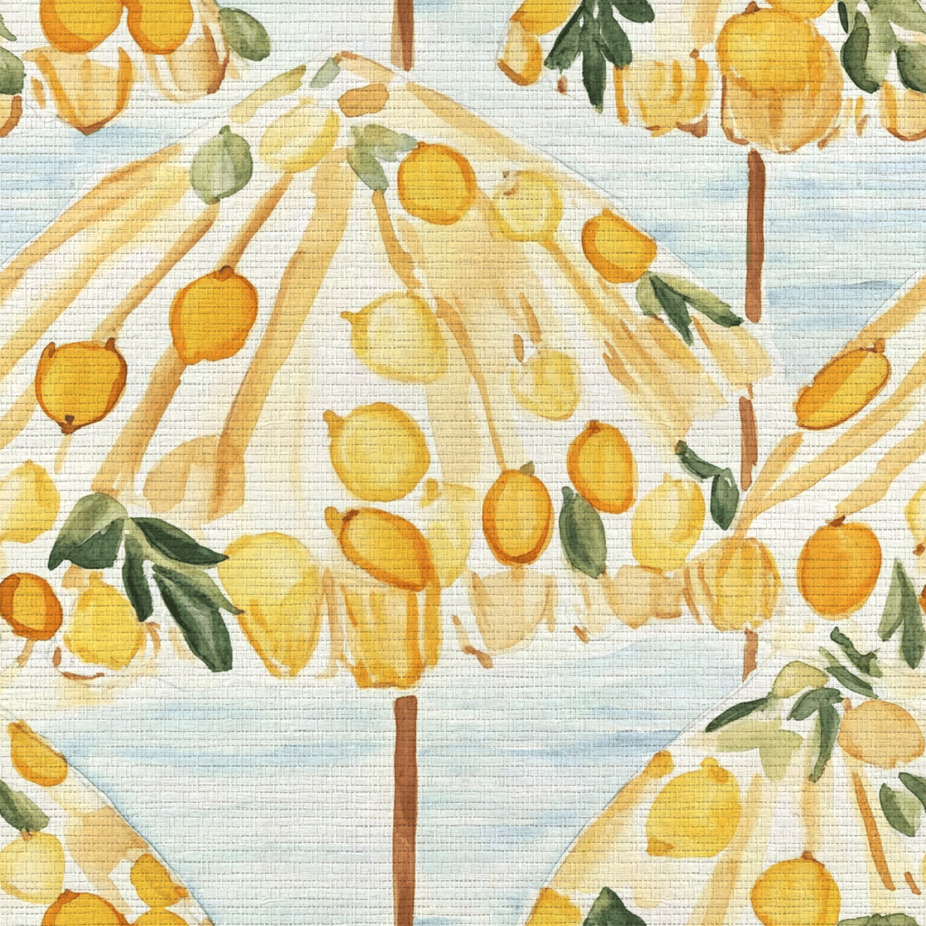 Lemon Grove Faux Grasscloth Wallpaper