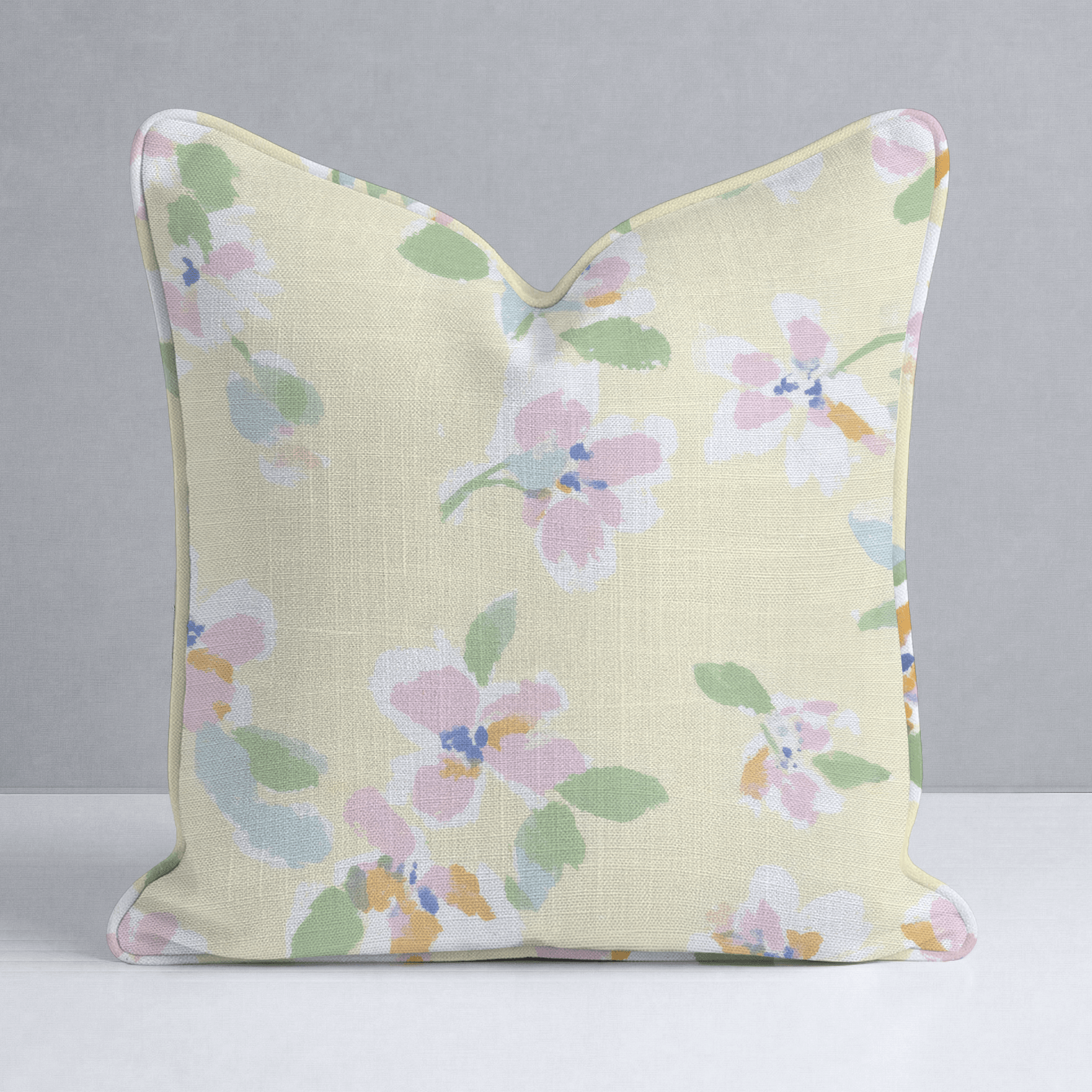 Lemon Meringue Throw Pillow - Lemon Park