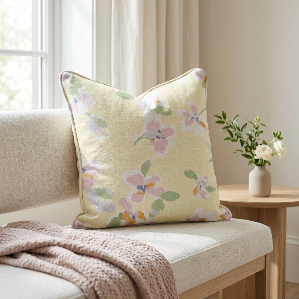 Lemon Meringue Throw Pillow - Lemon Park