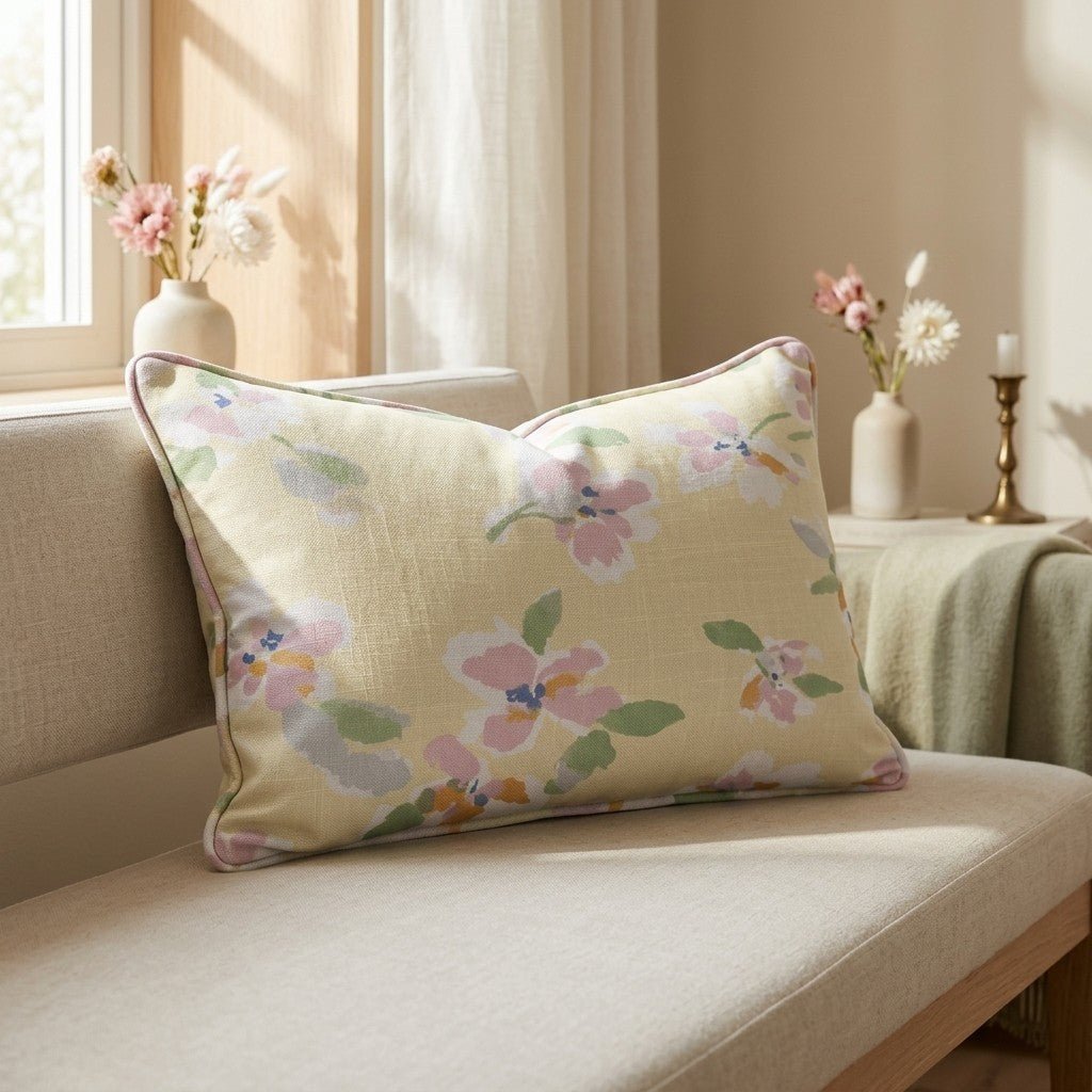 Lemon Meringue Throw Pillow - Lemon Park