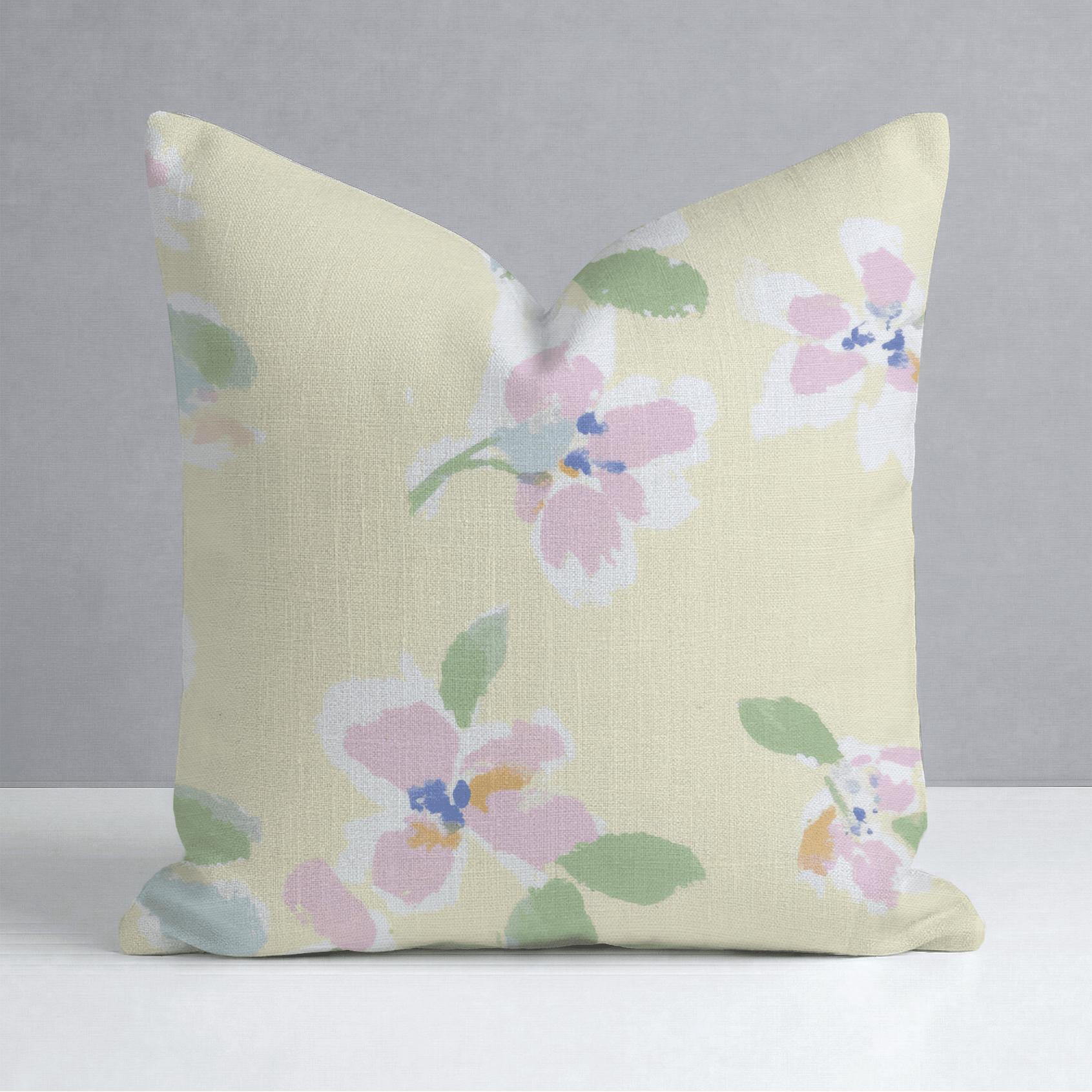 Lemon Meringue Throw Pillow - Lemon Park
