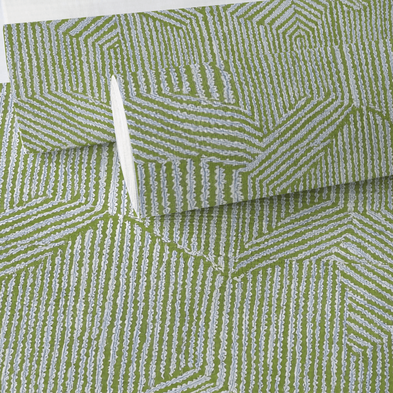 Lemon Park x Kenz Kustomz Cabana Faux Grasscloth Wallpaper - Lemon Park