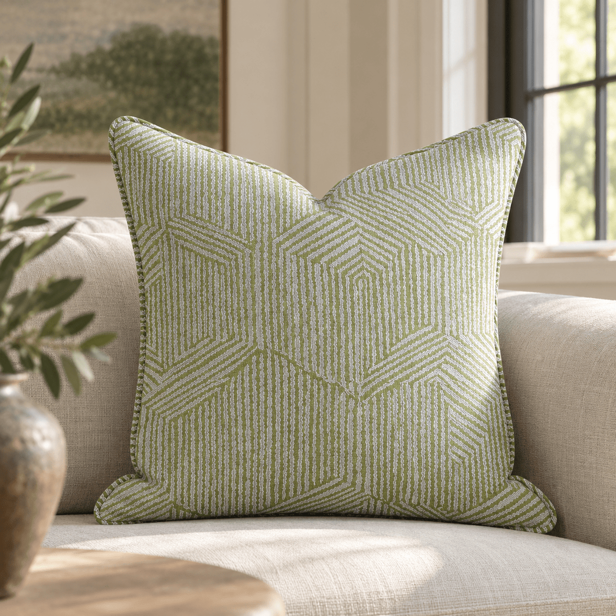 Lemon Park x Kenz Kustomz Cabana Throw Pillow - Lemon Park