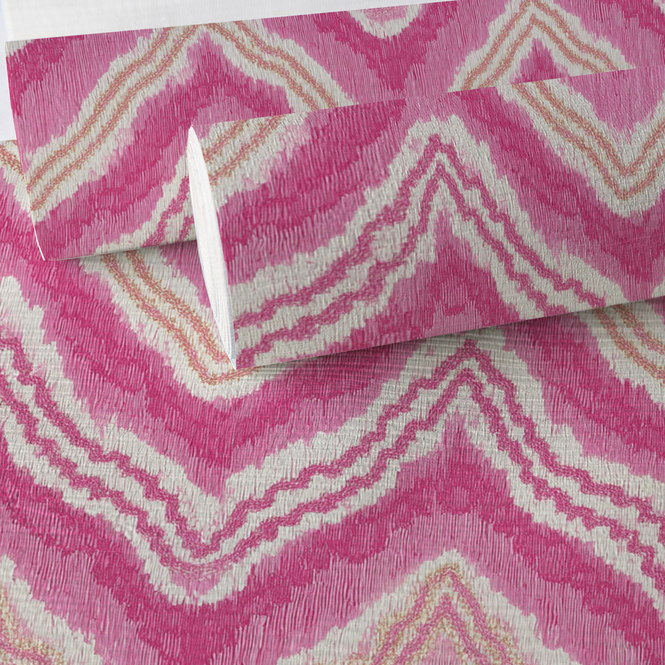 Lemon Park x Kenz Kustomz Pavilion Faux Grasscloth Wallpaper