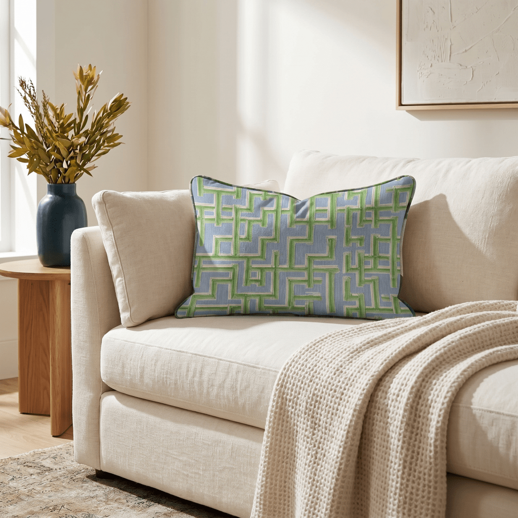 Lemon Park x Kenz Kustomz Seaglass Throw Pillow - Lemon Park