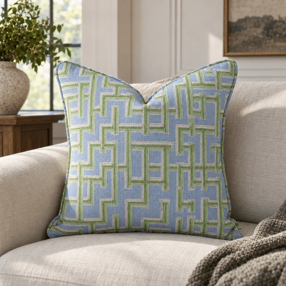 Lemon Park x Kenz Kustomz Seaglass Throw Pillow - Lemon Park