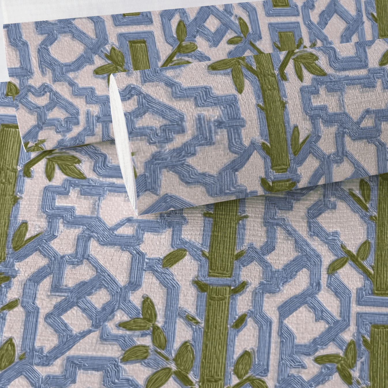 Lemon Park x Kenz Kustomz Terrace Faux Grasscloth Wallpaper - Lemon Park