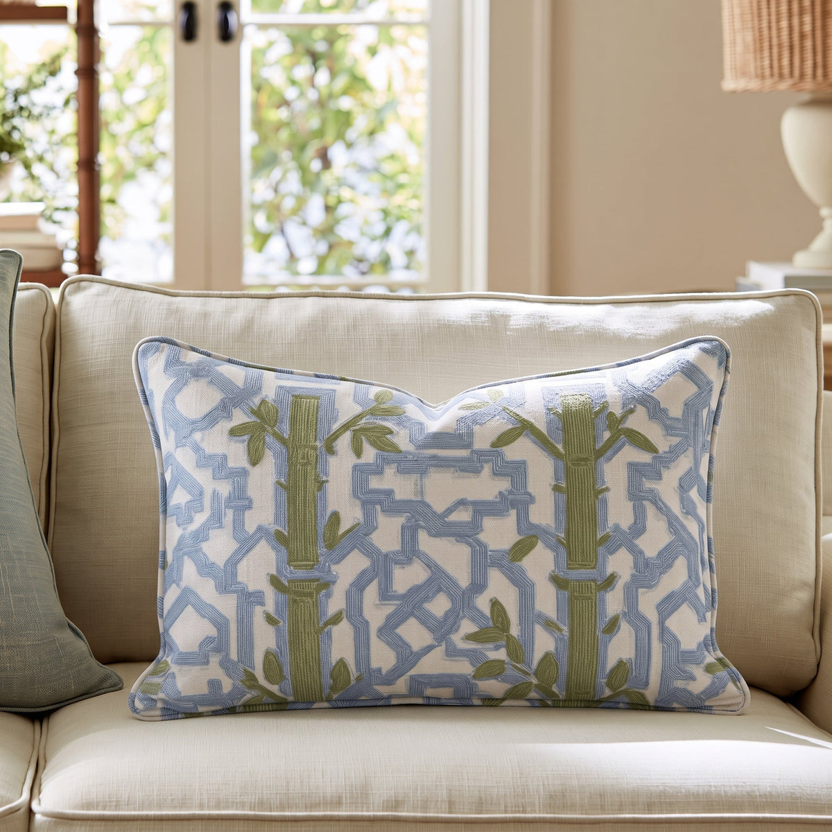 Lemon Park x Kenz Kustomz Terrace Throw Pillow - Lemon Park