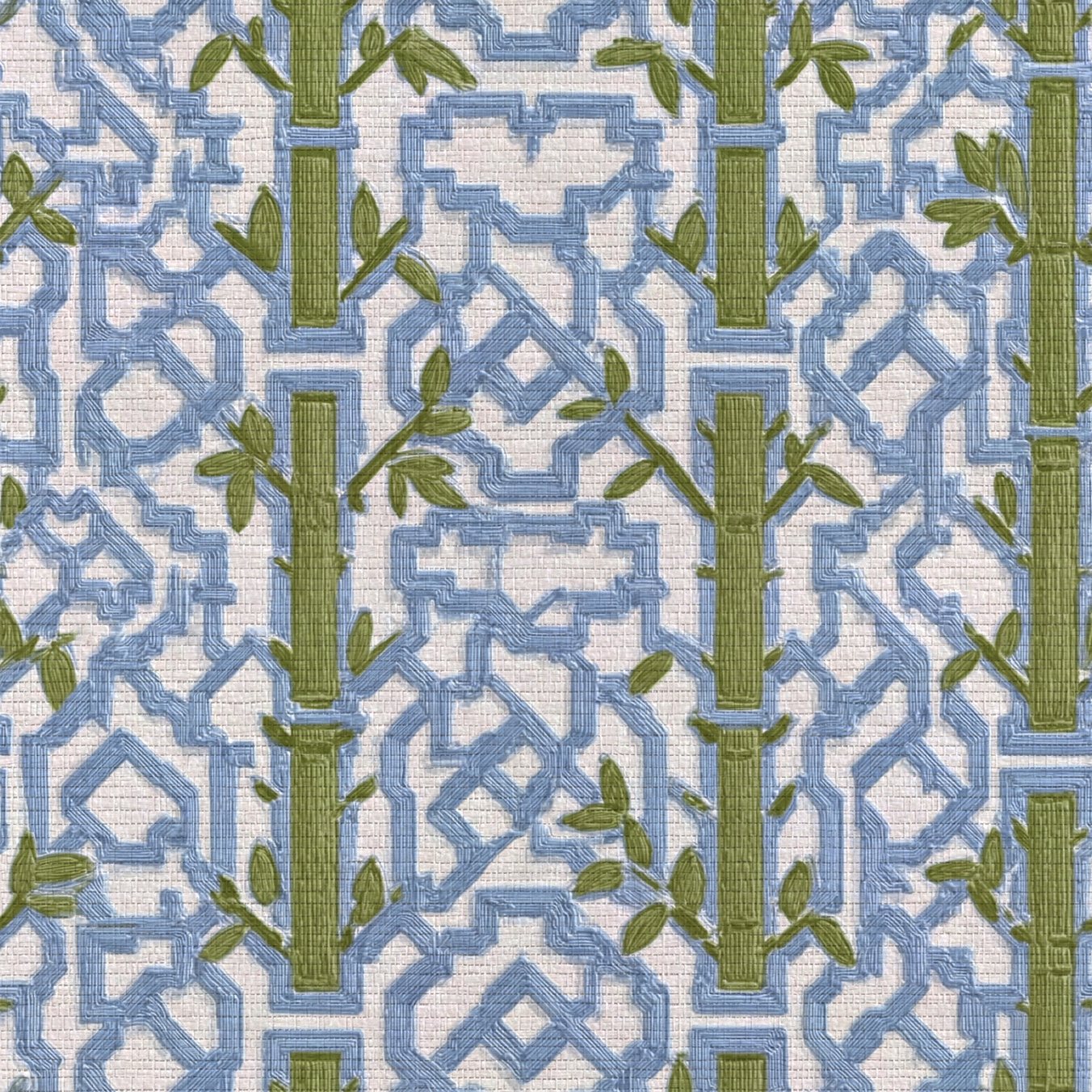 Lemon Park x Kenz Kustomz Terrace Faux Grasscloth Wallpaper