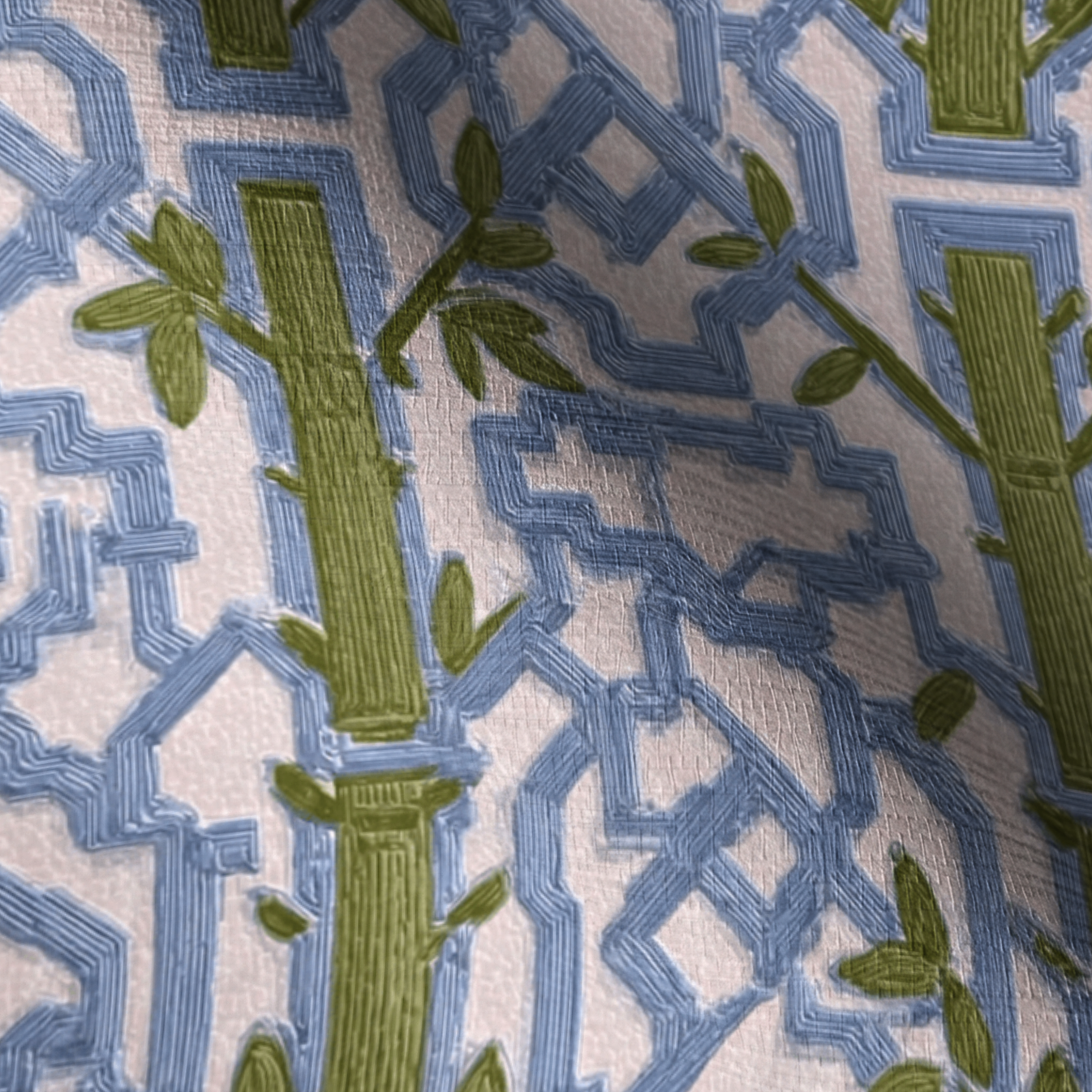 Lemon Park x Kenz Kustomz Terrace Faux Grasscloth Wallpaper