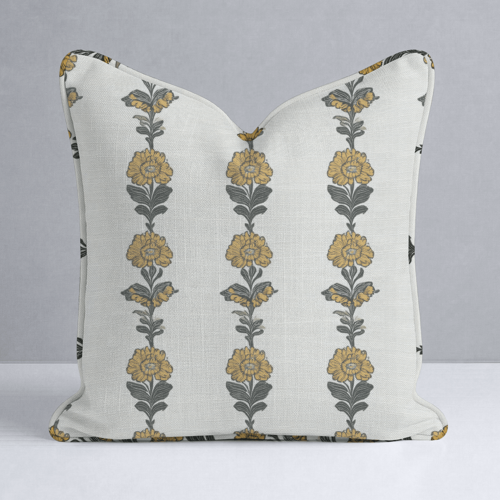 Lemon Poppy Throw Pillow - Lemon Park