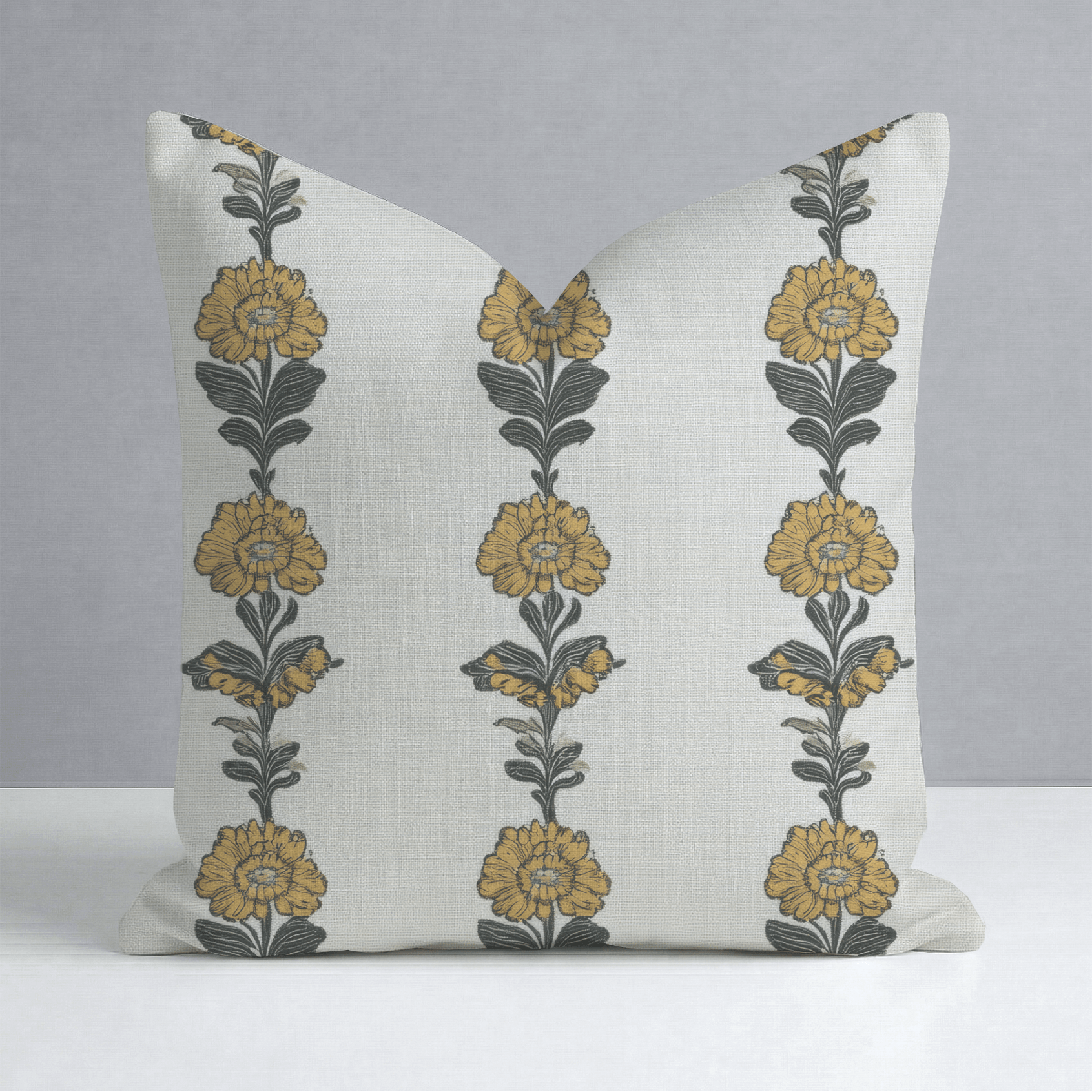 Lemon Poppy Throw Pillow - Lemon Park
