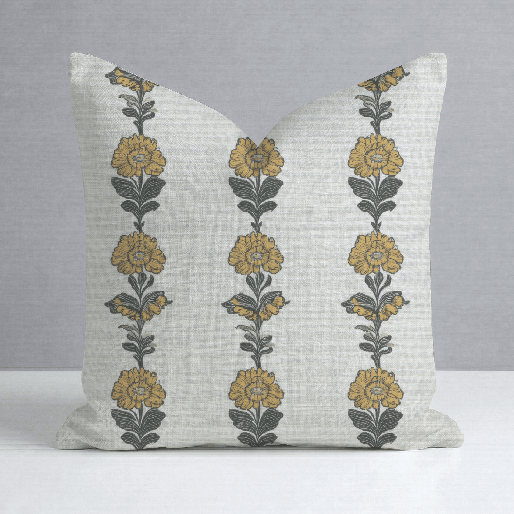 Lemon Poppy Throw Pillow - Lemon Park
