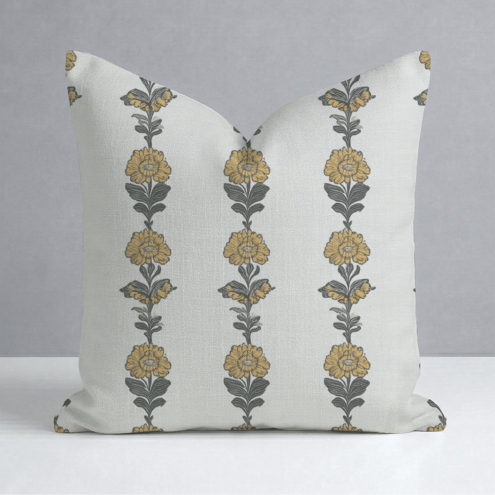 Lemon Poppy Throw Pillow - Lemon Park