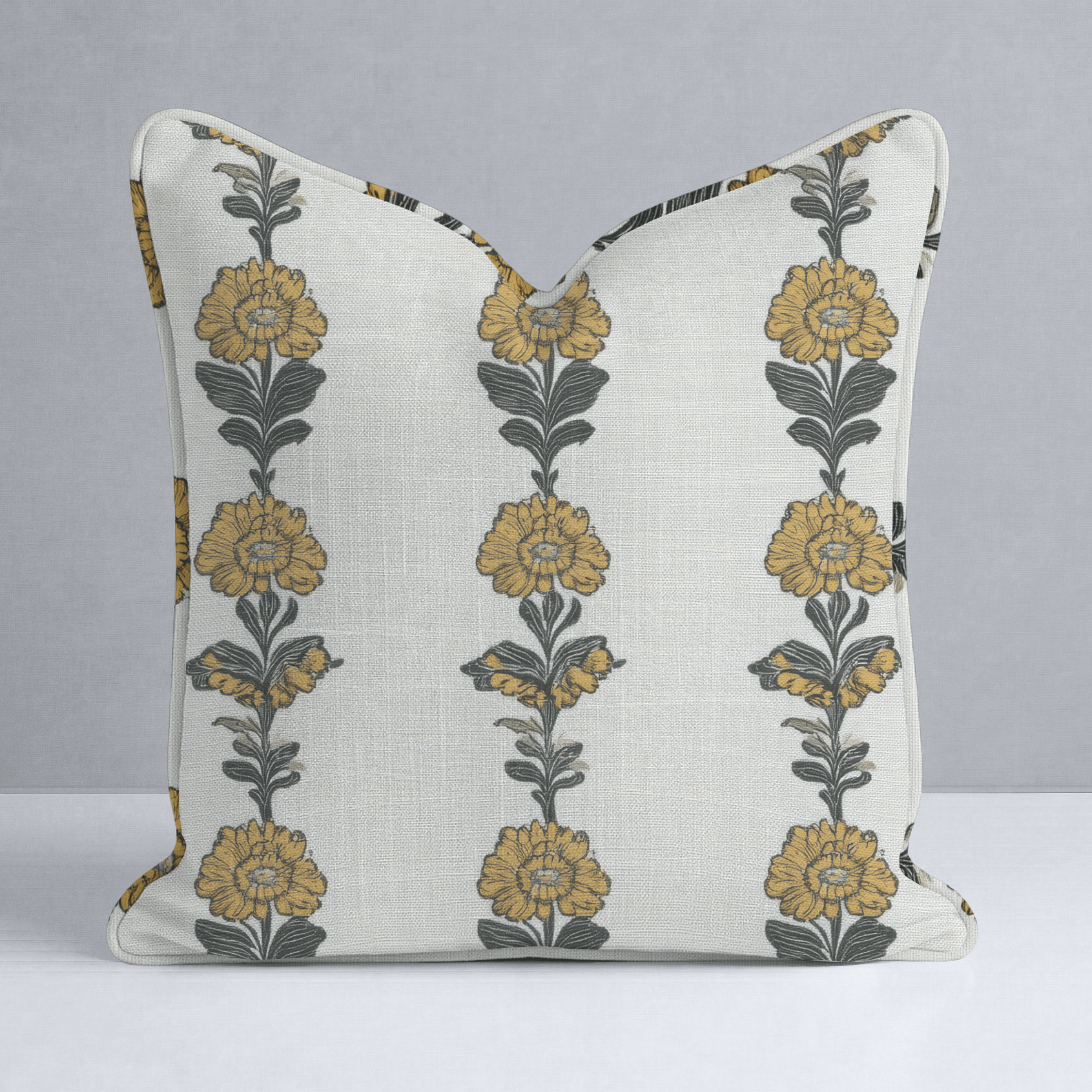 Lemon Poppy Throw Pillow - Lemon Park