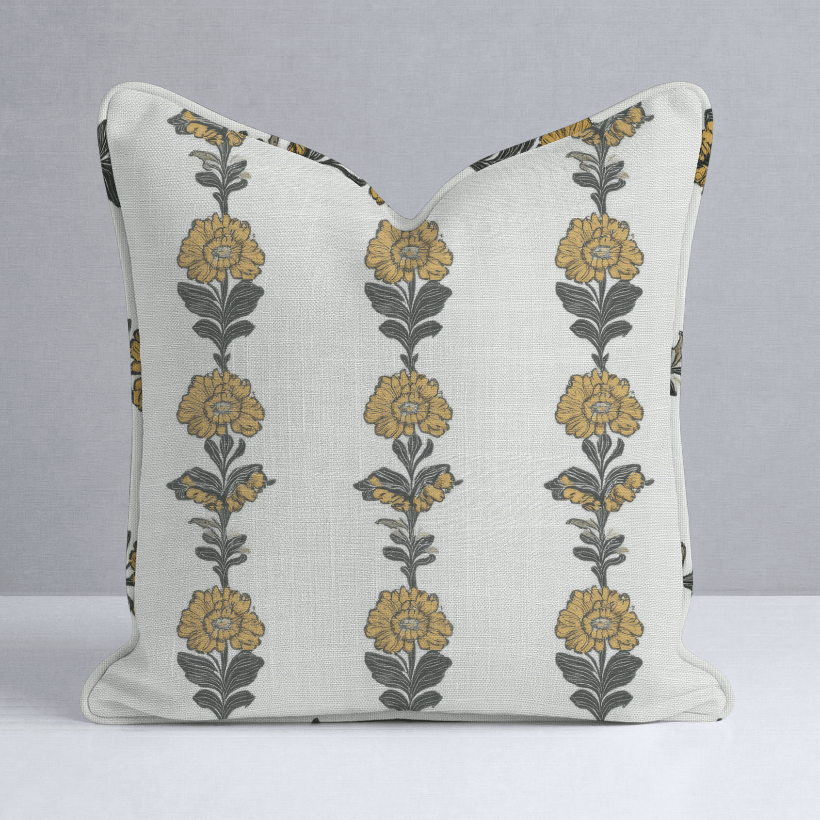 Lemon Poppy Throw Pillow - Lemon Park