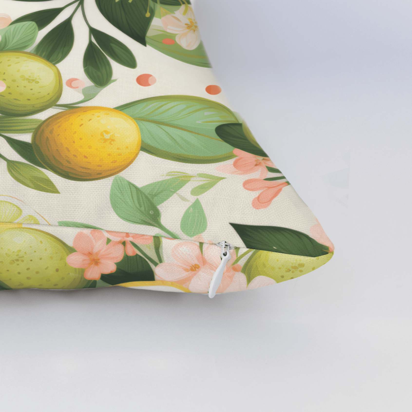 Lemonade Dreamscape Throw Pillow - Lemon Park