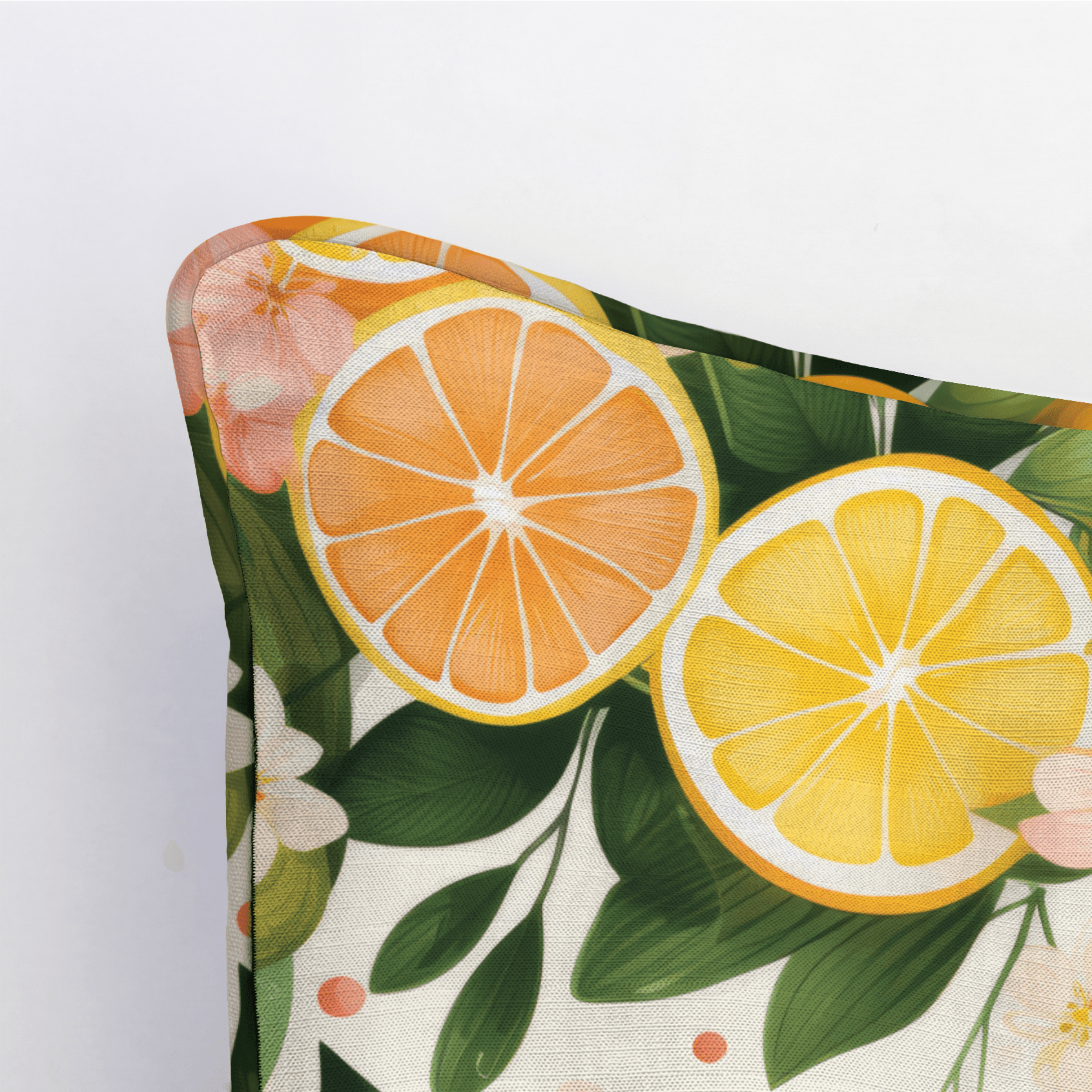 Lemonade Dreamscape Throw Pillow - Lemon Park