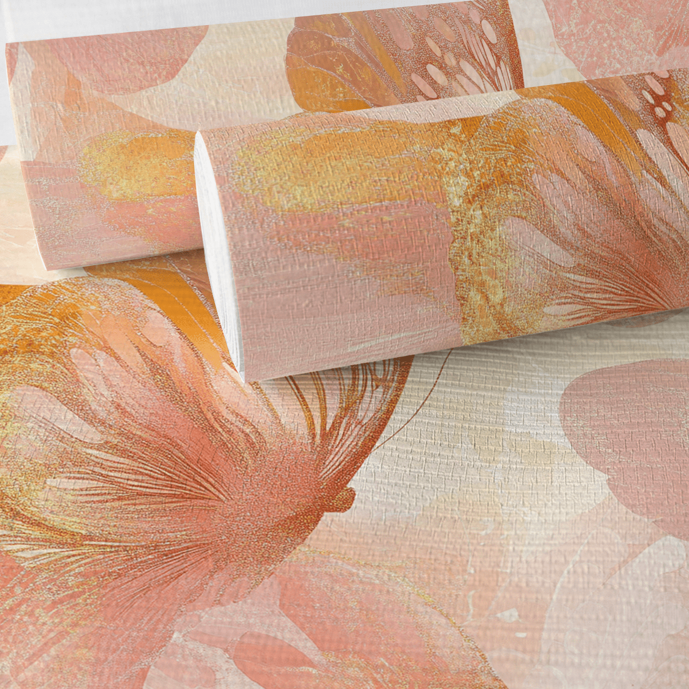 Lena Faux Grasscloth Wallpaper - Lemon Park