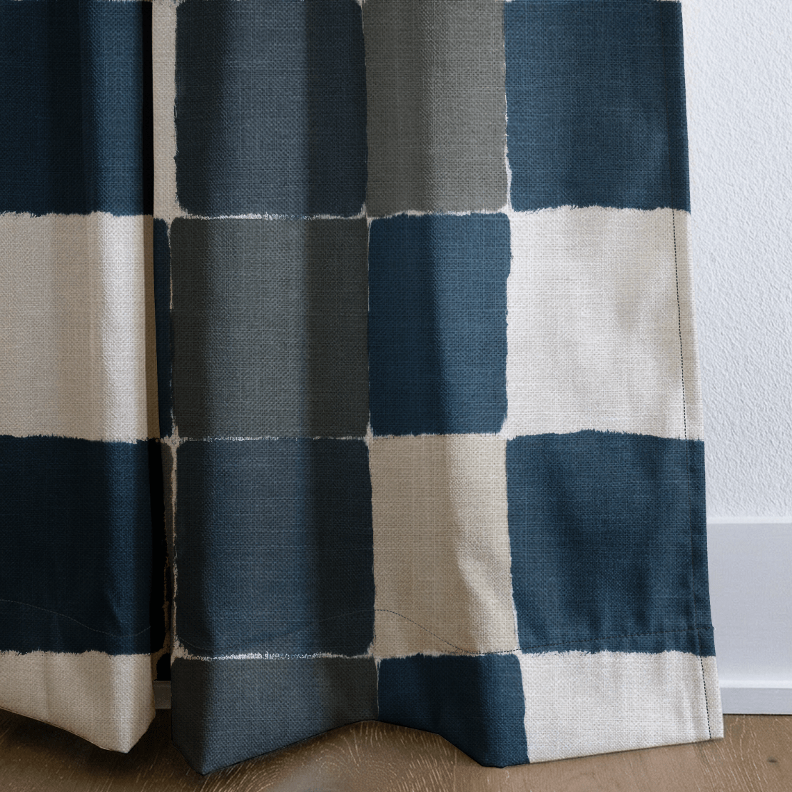 Letterman Check - Drapery - Lemon Park