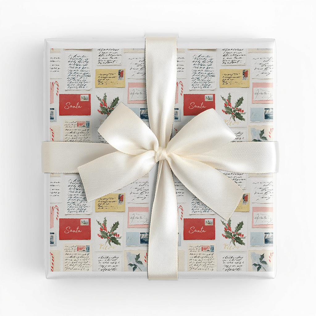 Letters to Claus - Wrapping Paper - Lemon Park