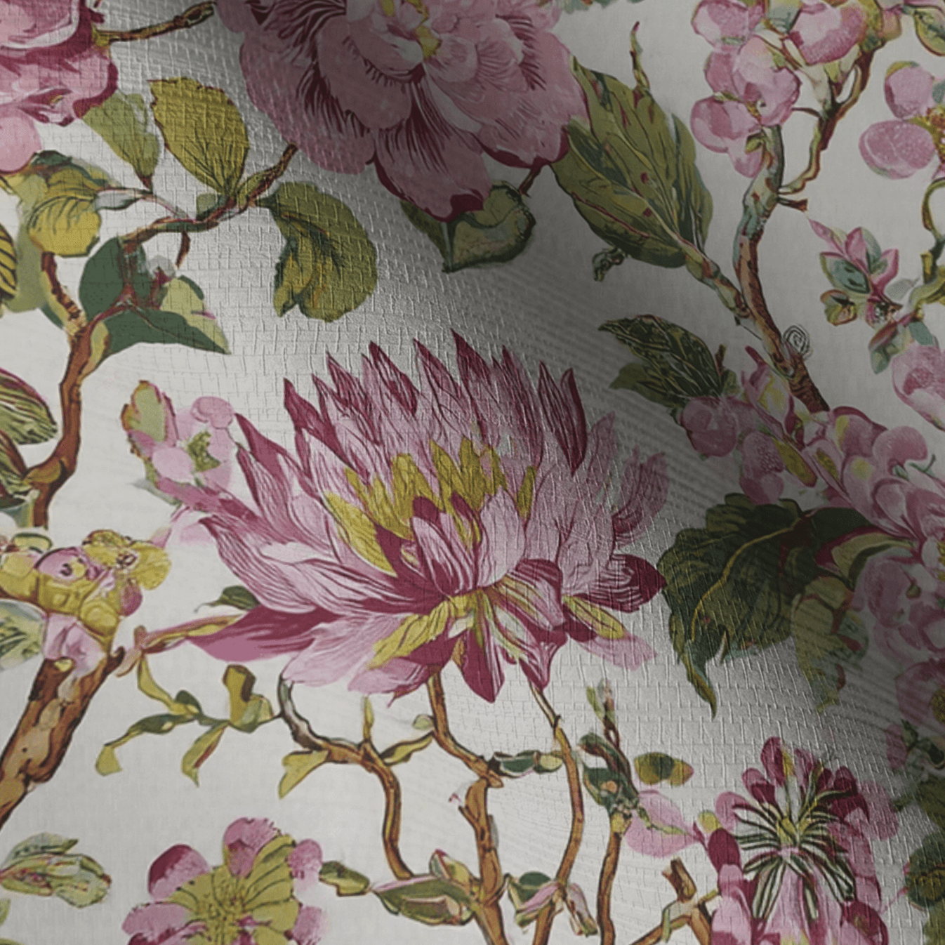 Lexee Faux Grasscloth Wallpaper - Lemon Park
