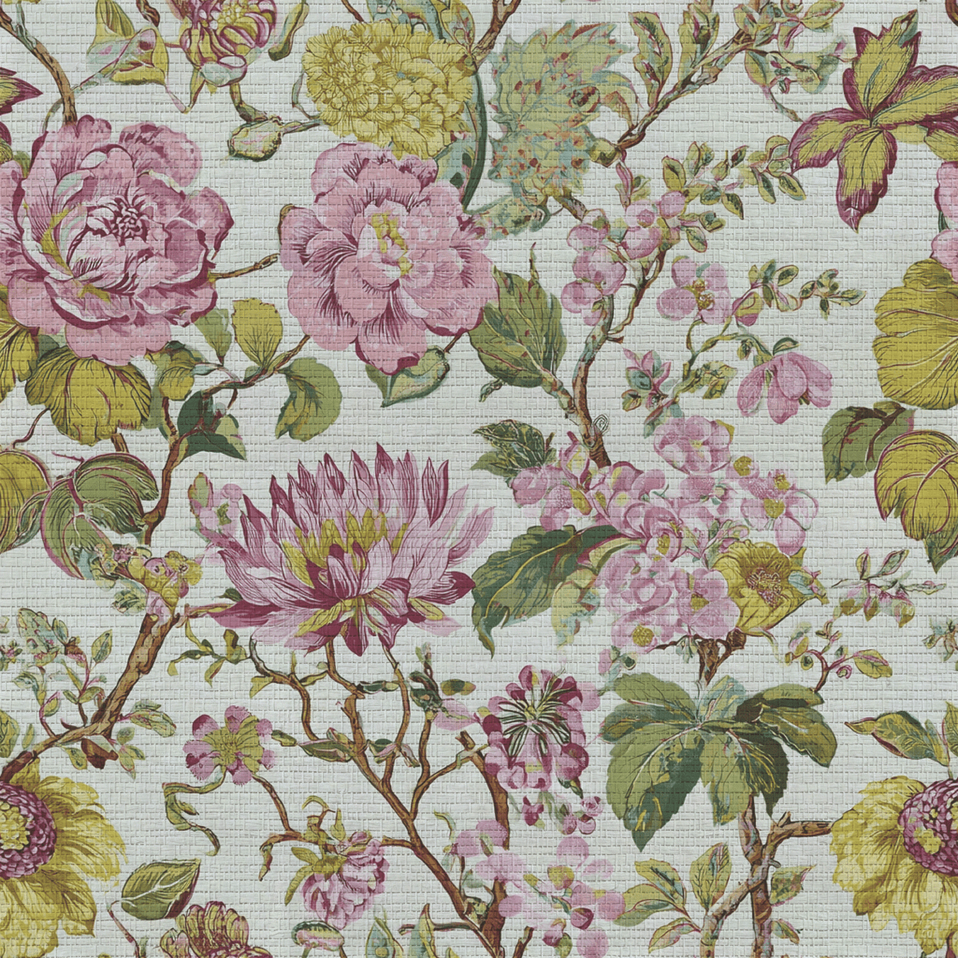 Lexee Faux Grasscloth Wallpaper - Lemon Park