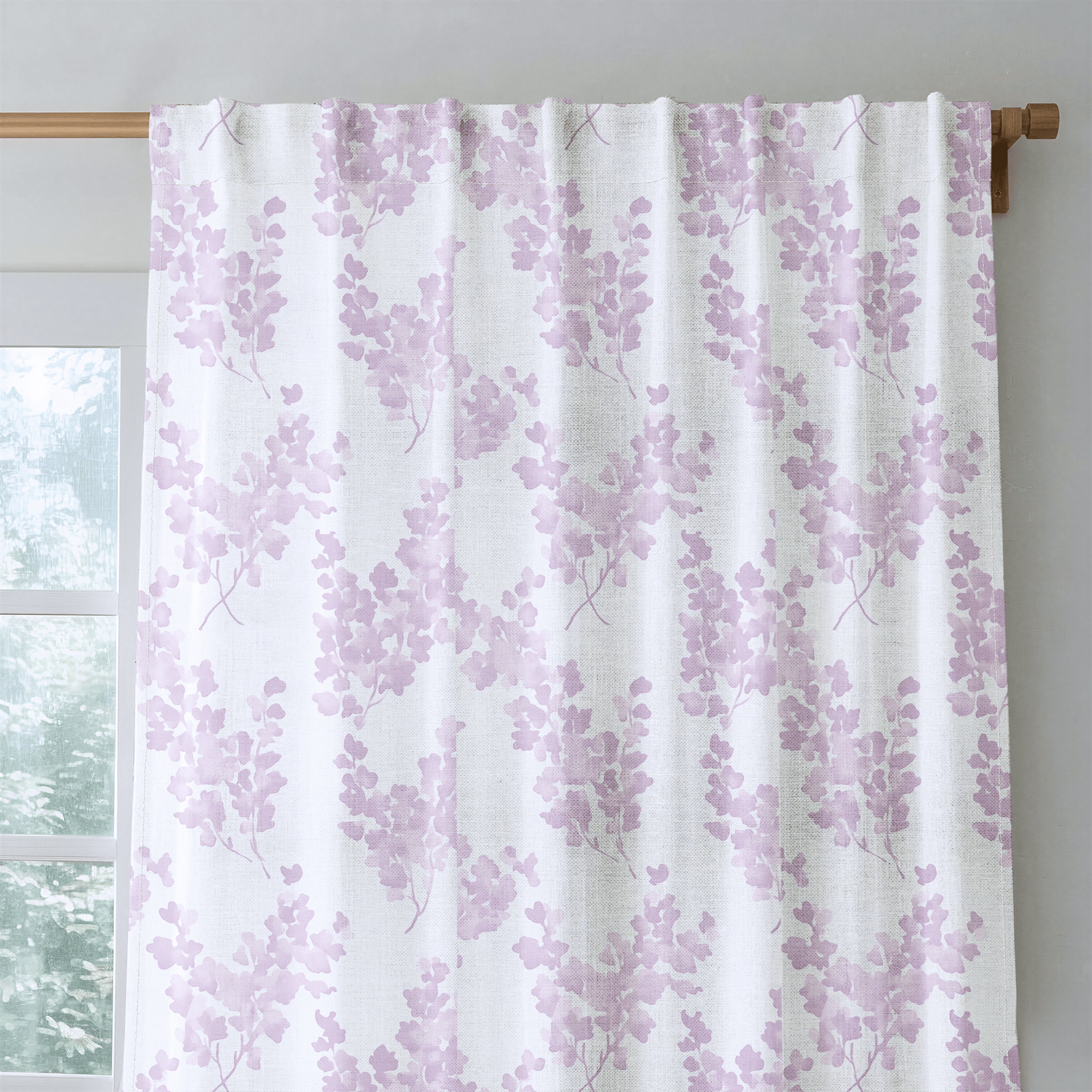 Lilac Stems - Drapery - Lemon Park