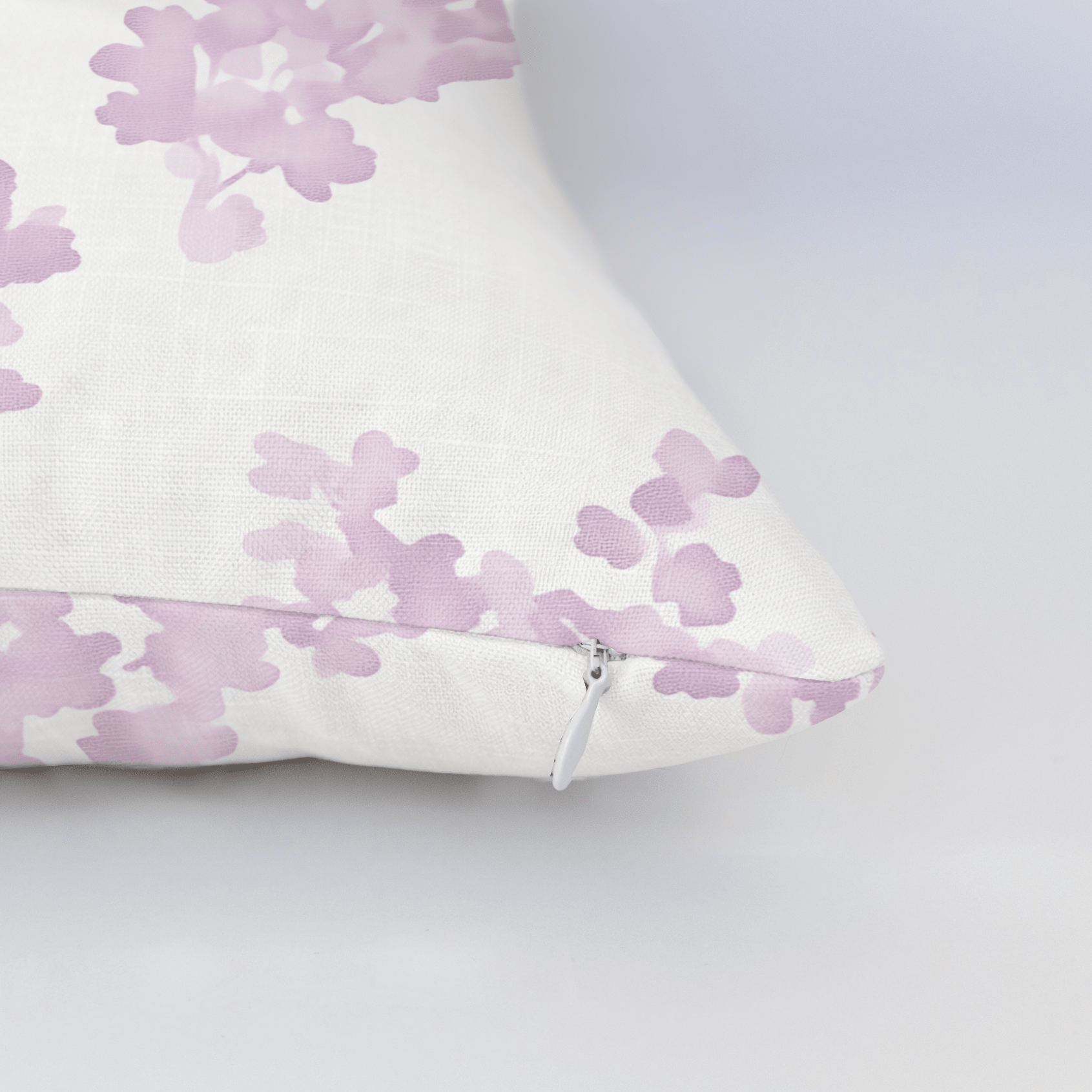 Lilac Stems Throw Pillow - Lemon Park