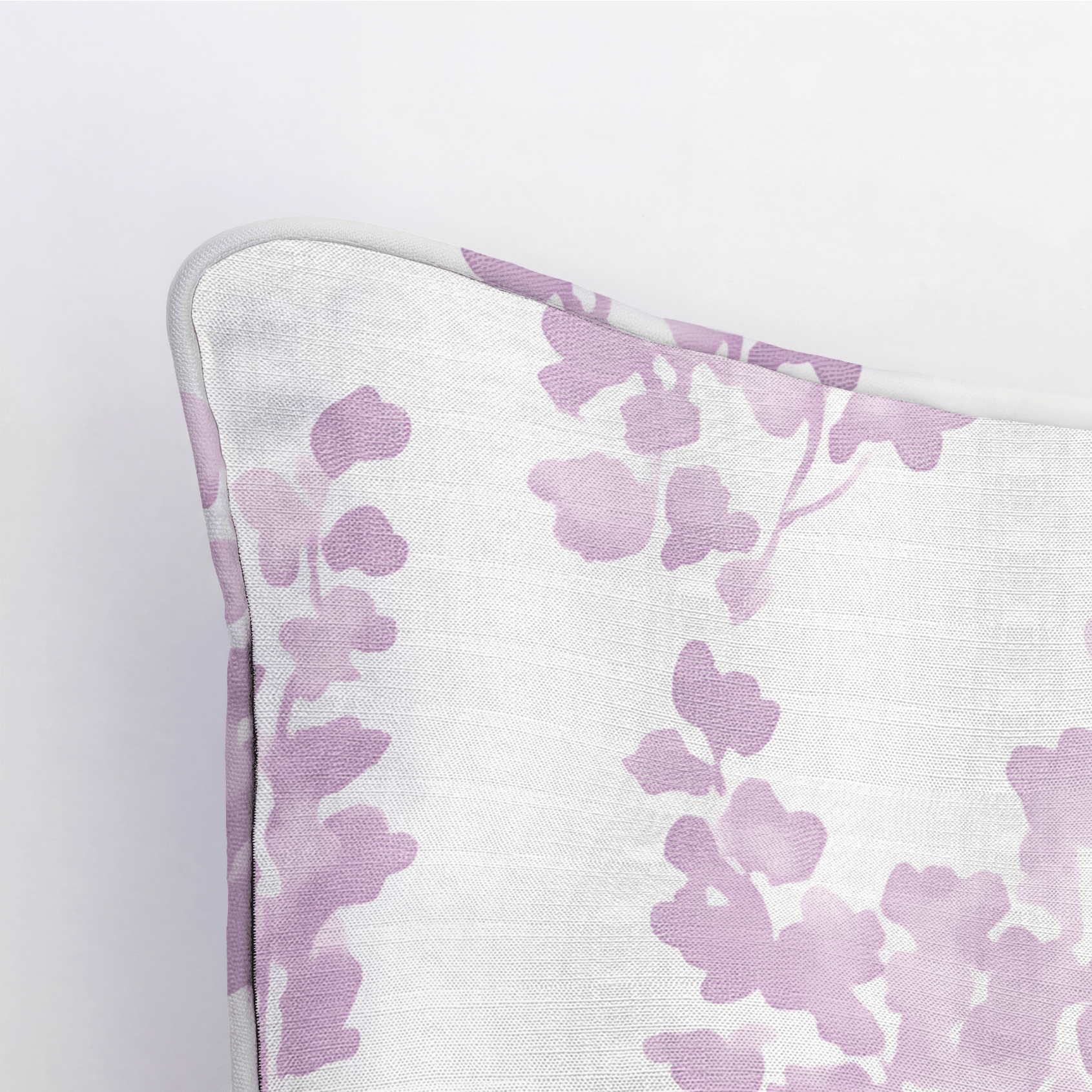 Lilac Stems Throw Pillow - Lemon Park