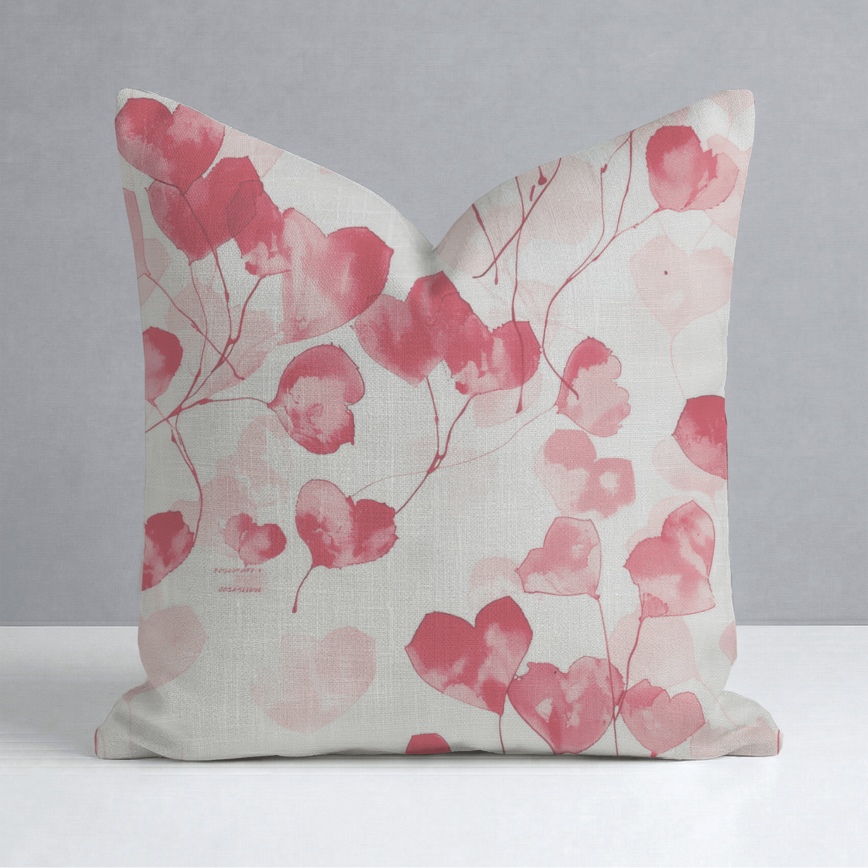 Lily's Love Notes Throw Pillow - Lemon Park