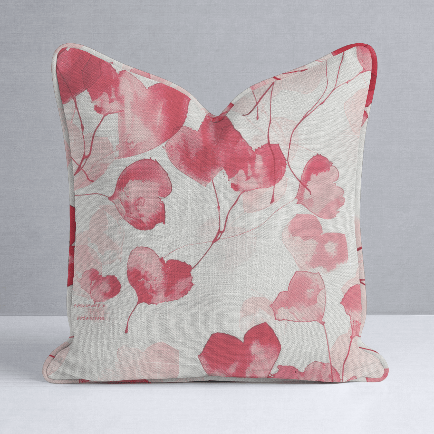 Lily's Love Notes Throw Pillow - Lemon Park
