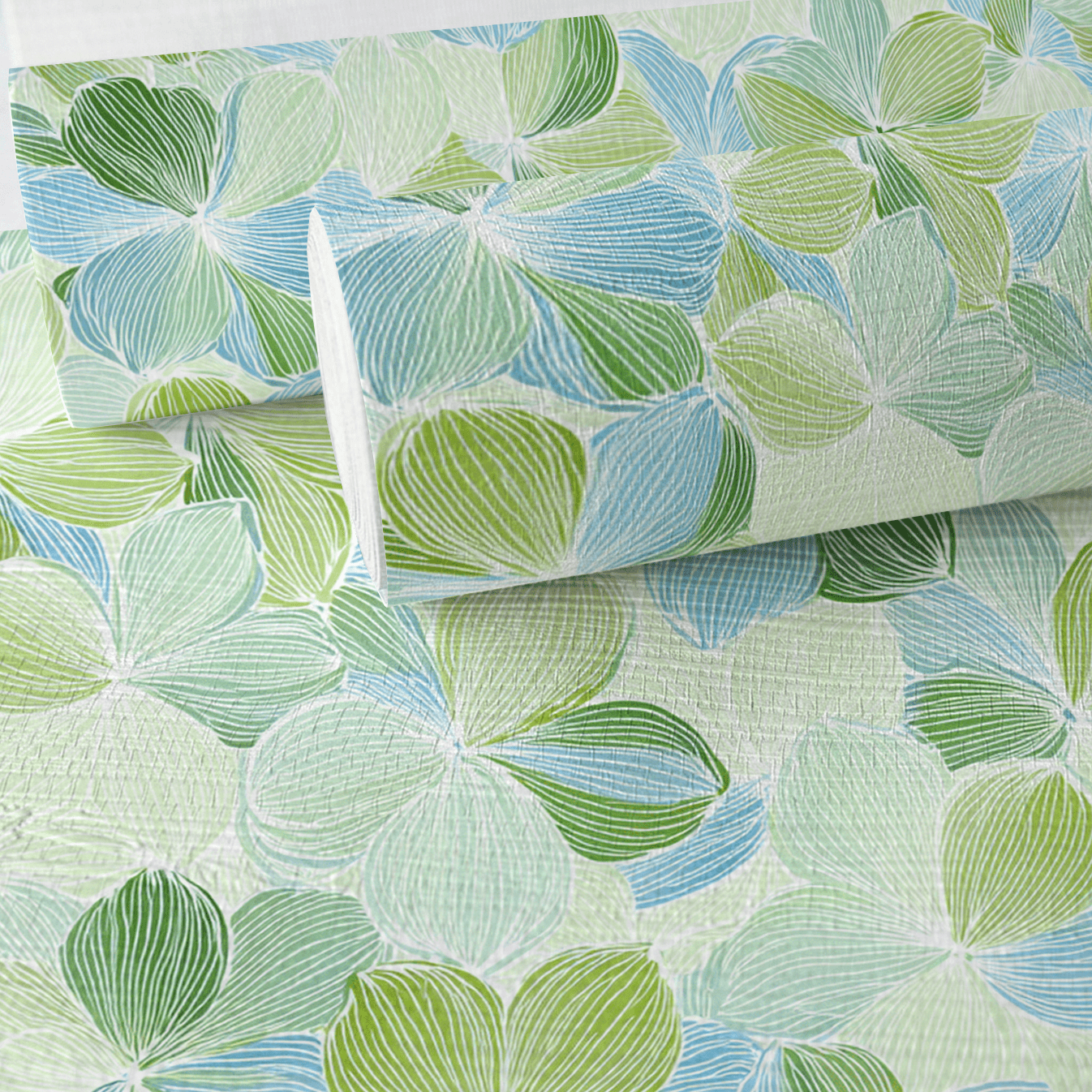 Lime Wedge Faux Grasscloth Wallpaper - Lemon Park