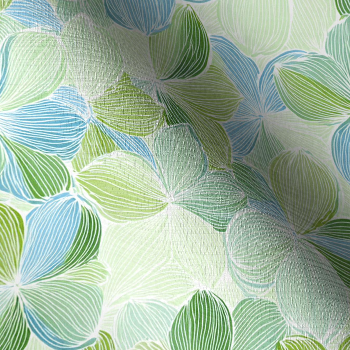 Lime Wedge Faux Grasscloth Wallpaper