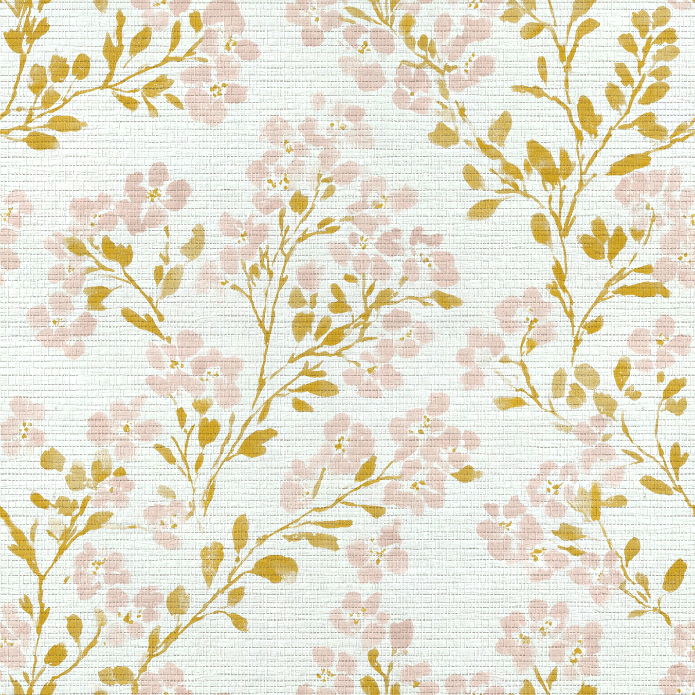 Linden Drive Faux Grasscloth Wallpaper - Lemon Park