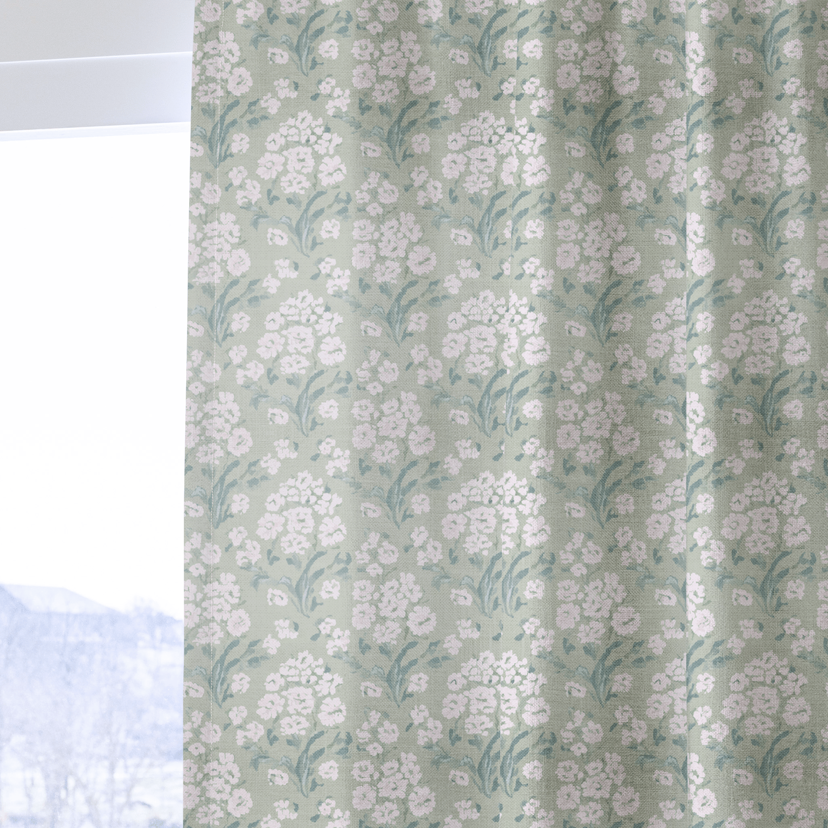 Linen Bloom - Drapery - Lemon Park