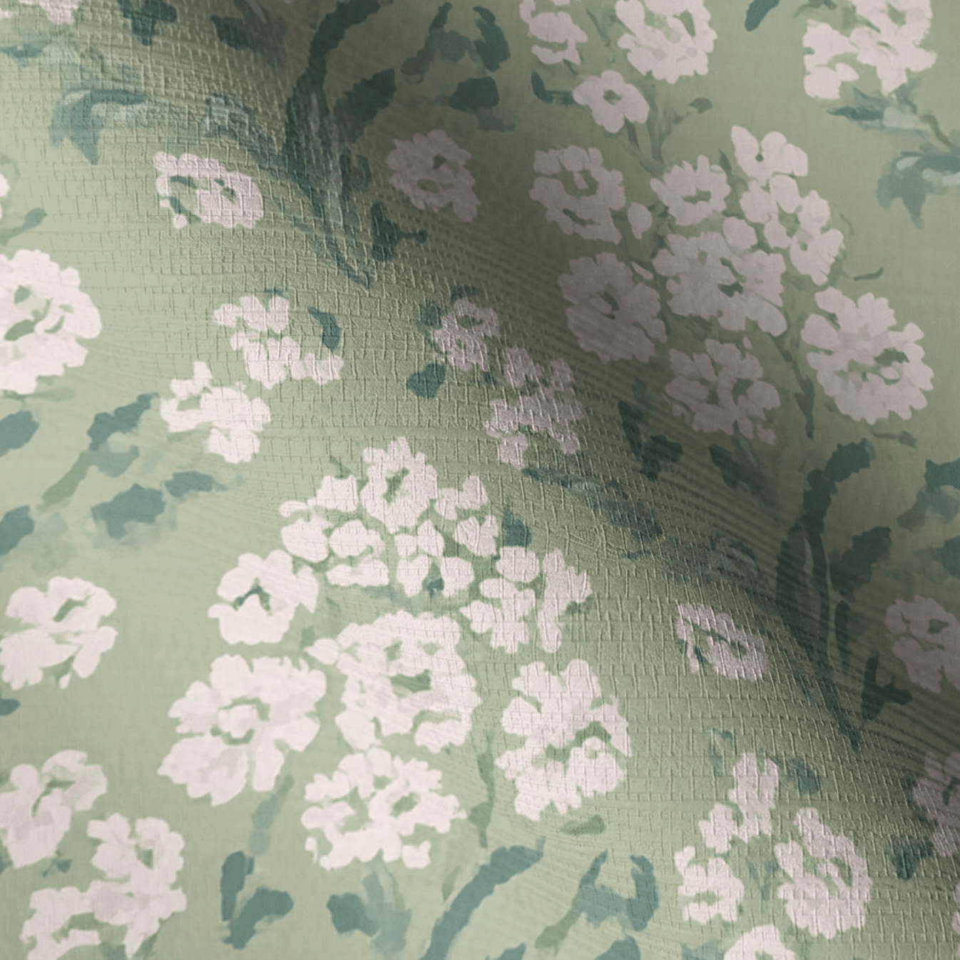 Linen Bloom Faux Grasscloth Wallpaper - Lemon Park