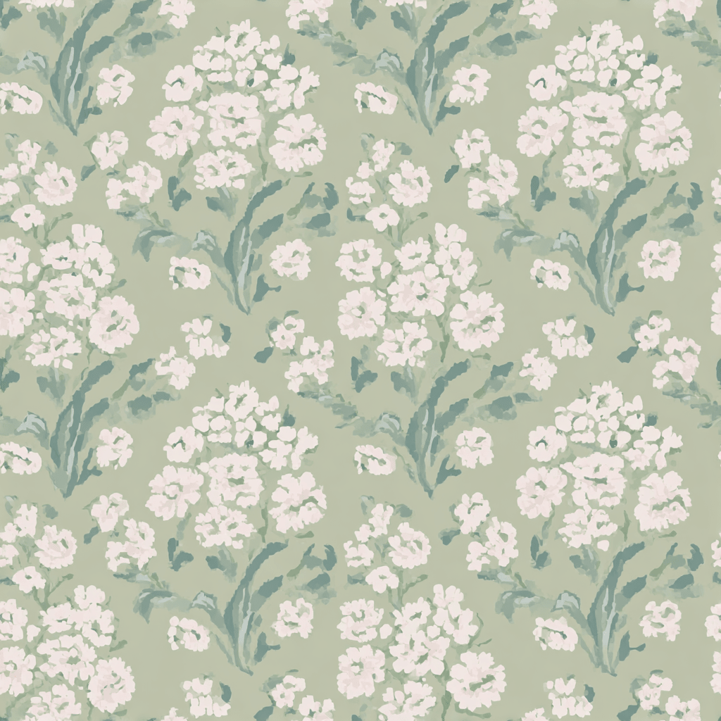 Linen Bloom Wallpaper - Lemon Park