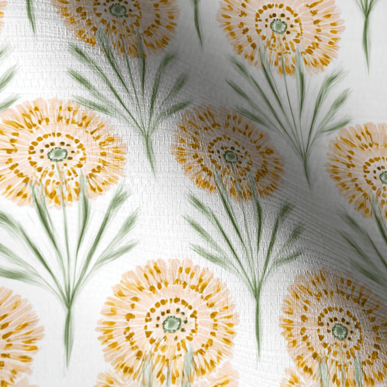Linen Gold Faux Grasscloth Wallpaper - Lemon Park