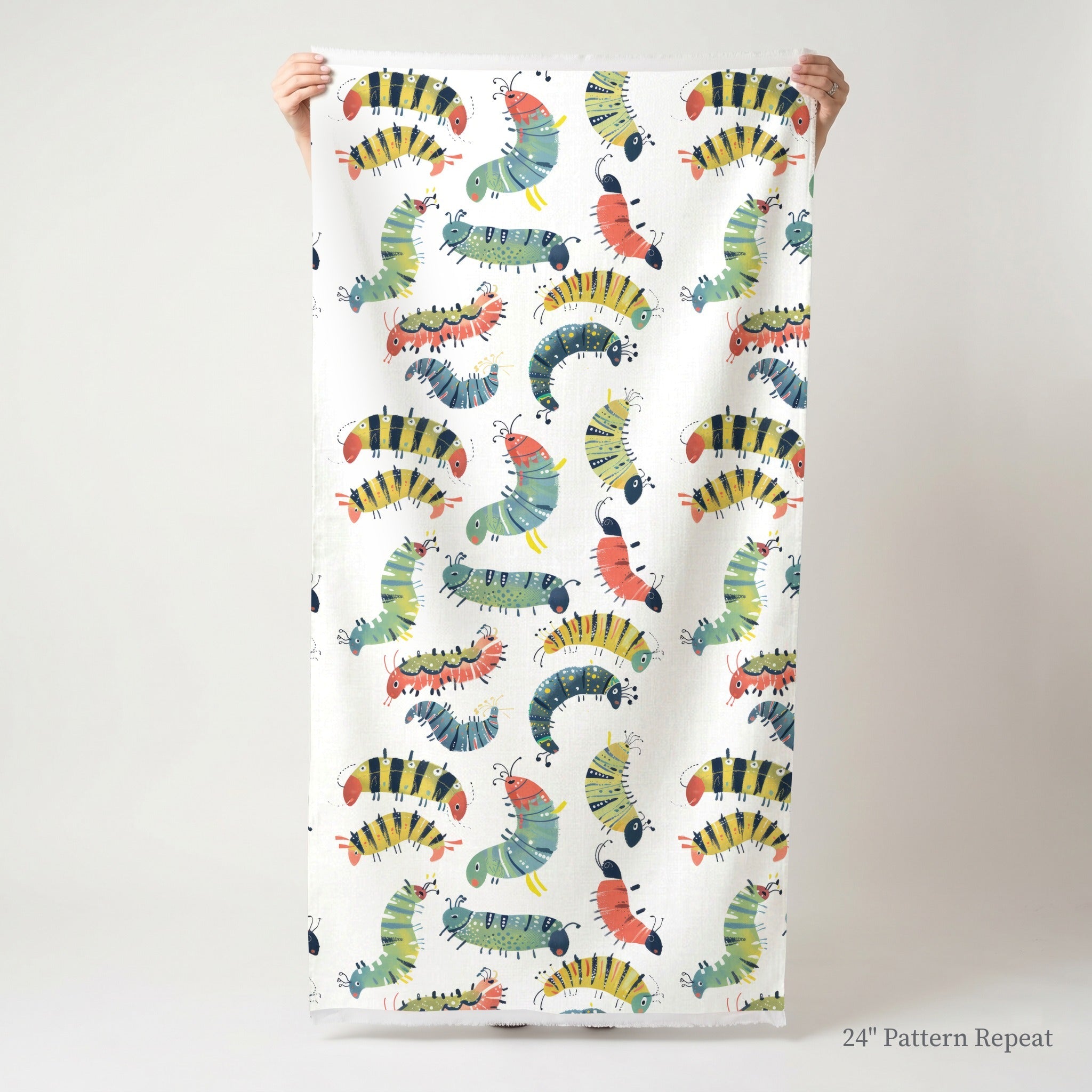 Little Caterpillar - Fabric - Lemon Park