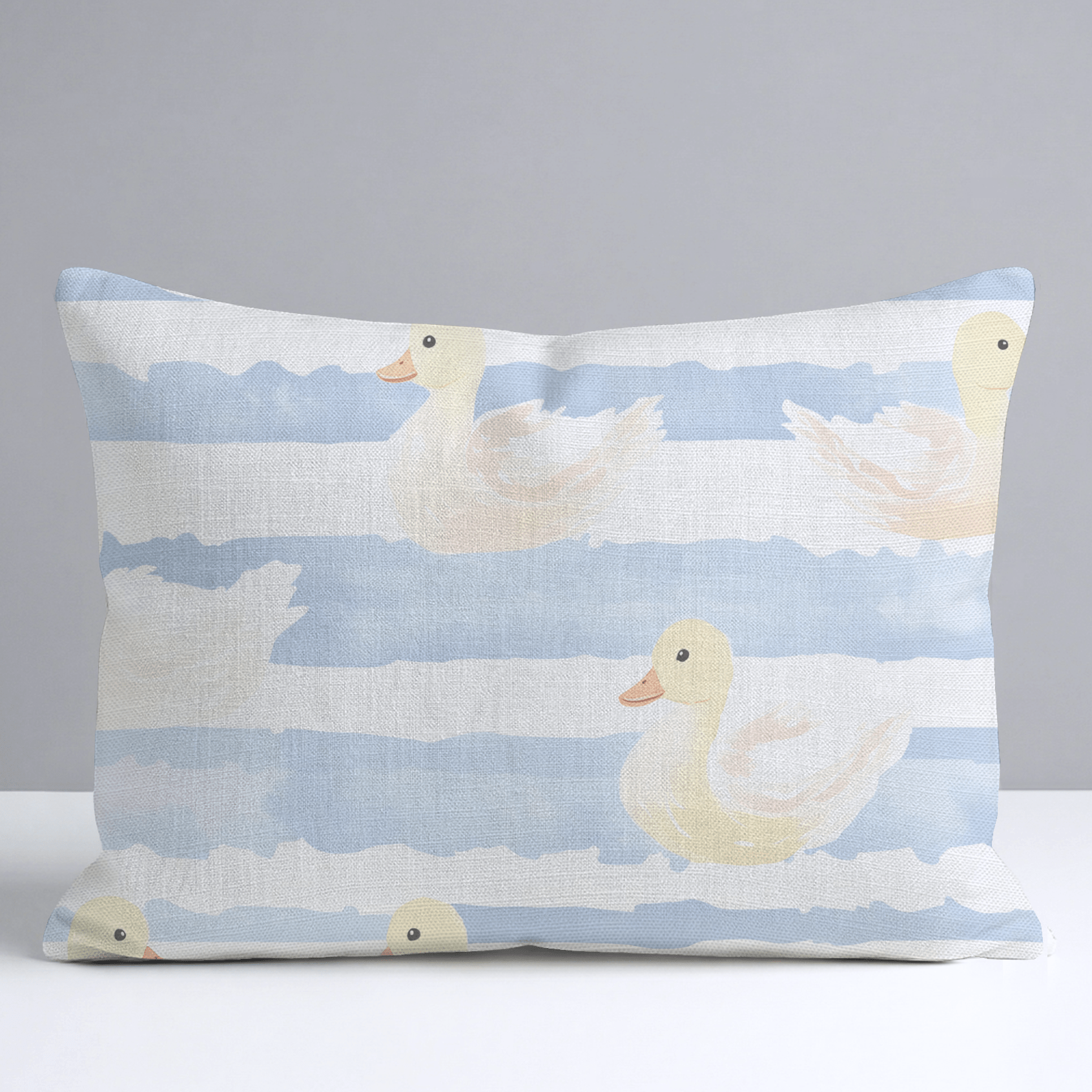 Little Ducklings Throw Pillow - Lemon Park