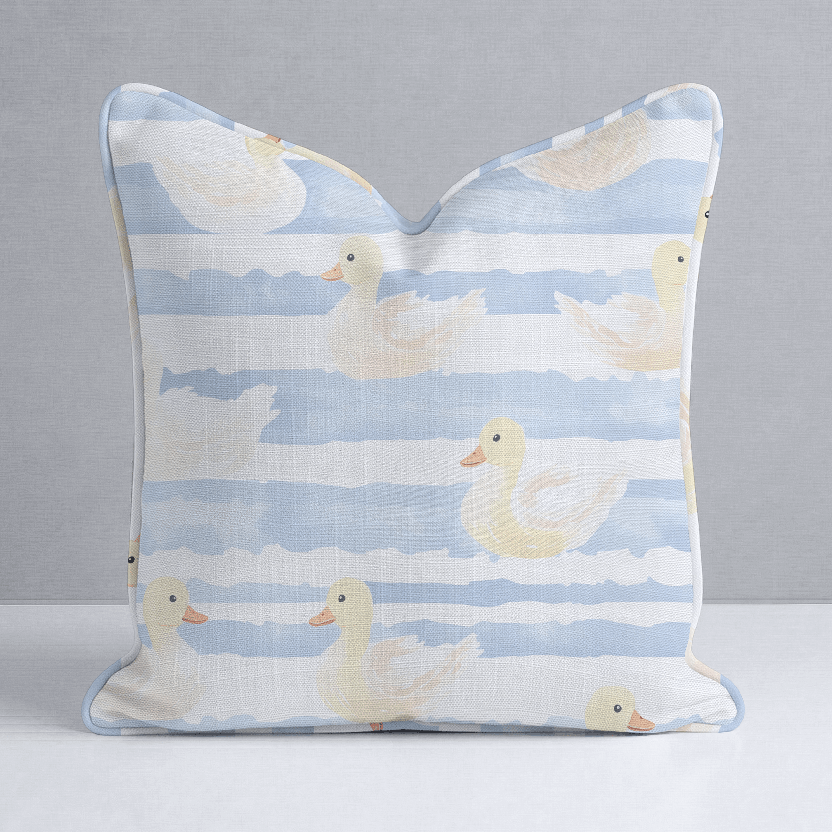 Little Ducklings Throw Pillow - Lemon Park