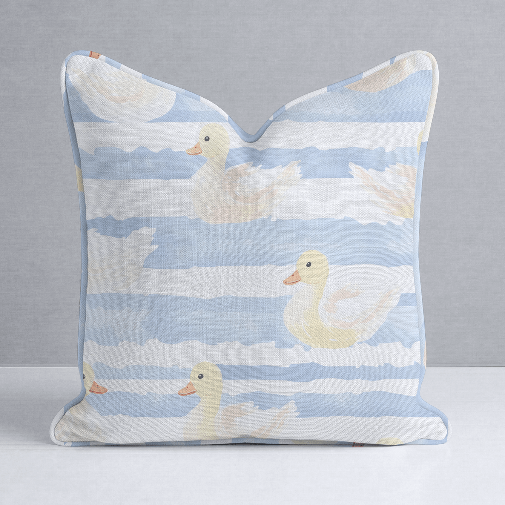 Little Ducklings Throw Pillow - Lemon Park