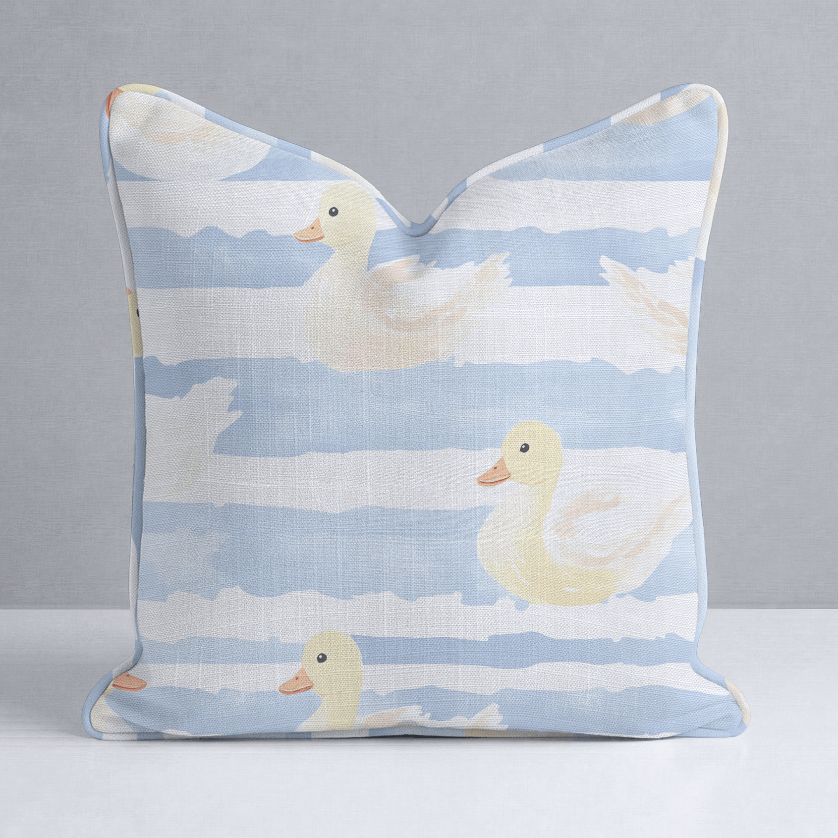 Little Ducklings Throw Pillow - Lemon Park
