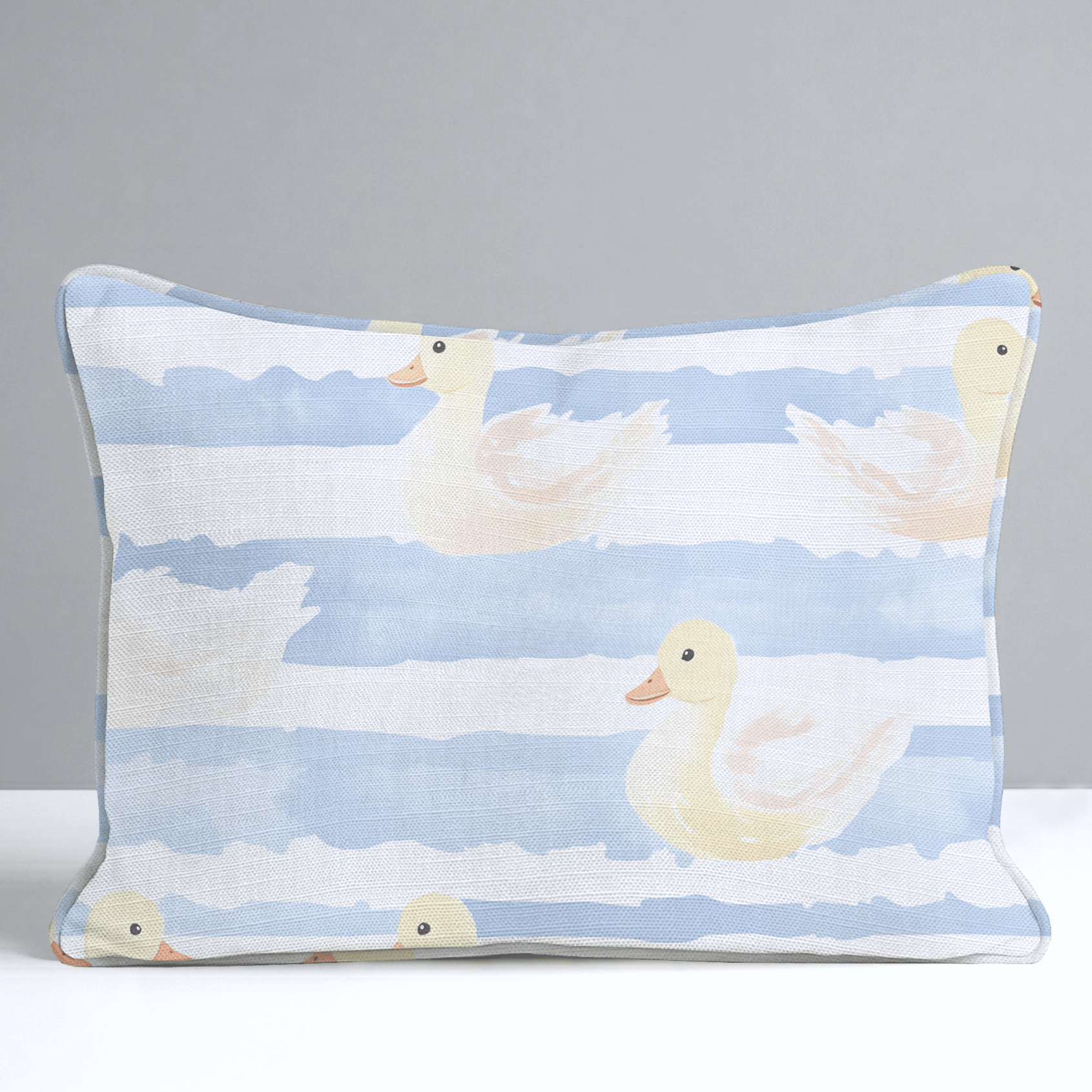 Little Ducklings Throw Pillow - Lemon Park