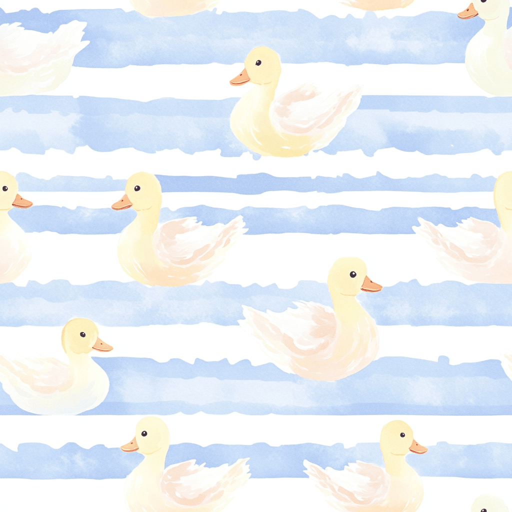 Little Ducklings Wallpaper - Lemon Park