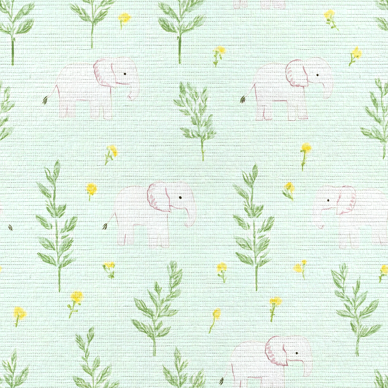 Little Giants Faux Grasscloth Wallpaper